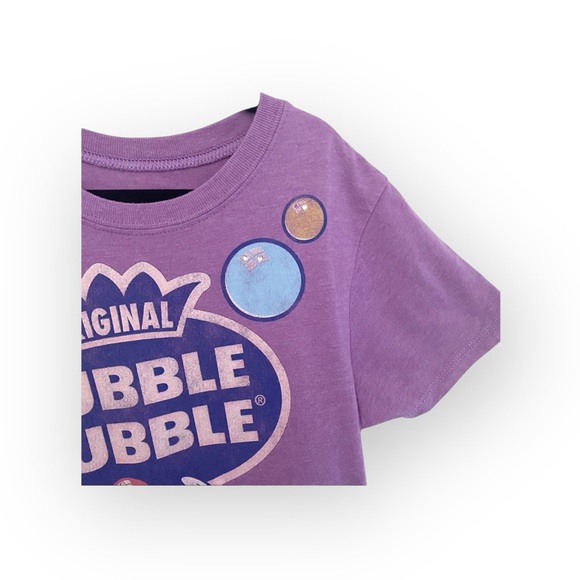 new Garan-Tees  Girls Dubble Bubble Glitter Tee  Lavender  Girls Large 10 12 - Picture 7 of 16